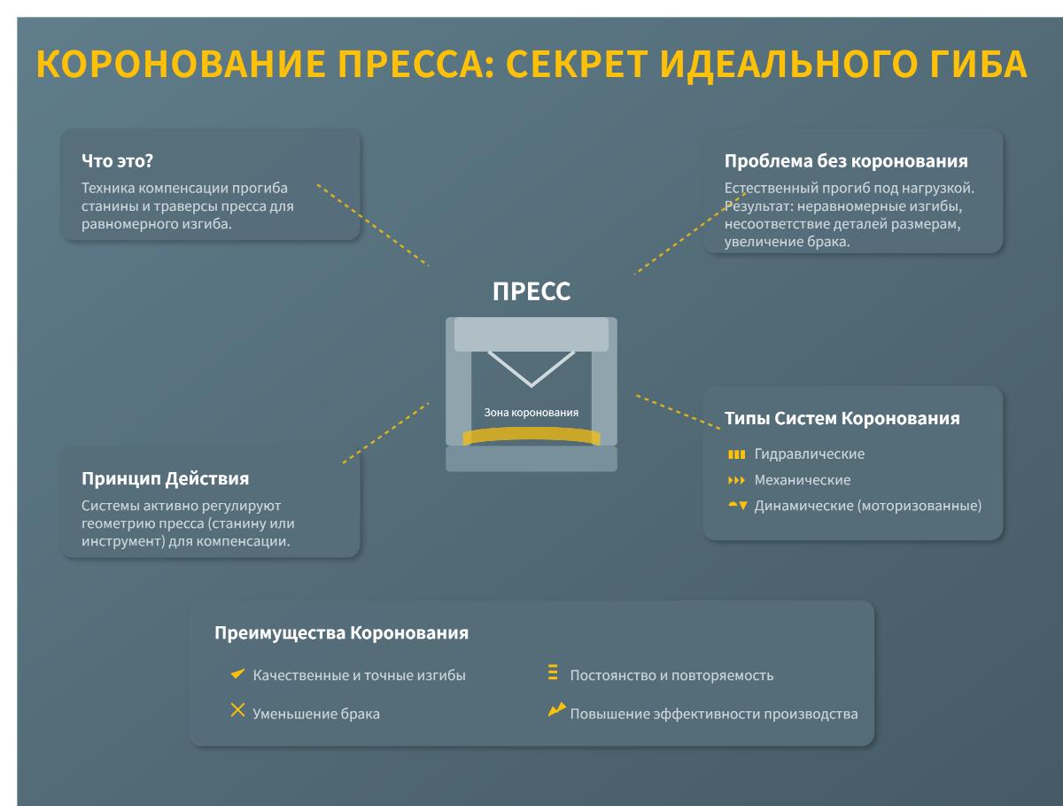 Понимание коронирования на листогибочном прессе и его важность